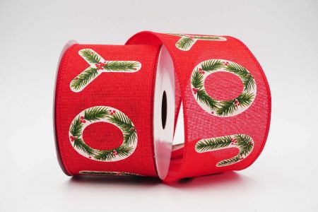 GAUDIUM Wired Natale Ribbon_ALL 1_KF6762GC-7-7_Red